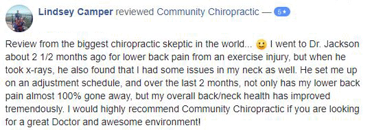 Chiropractic Garner NC testimonial 9